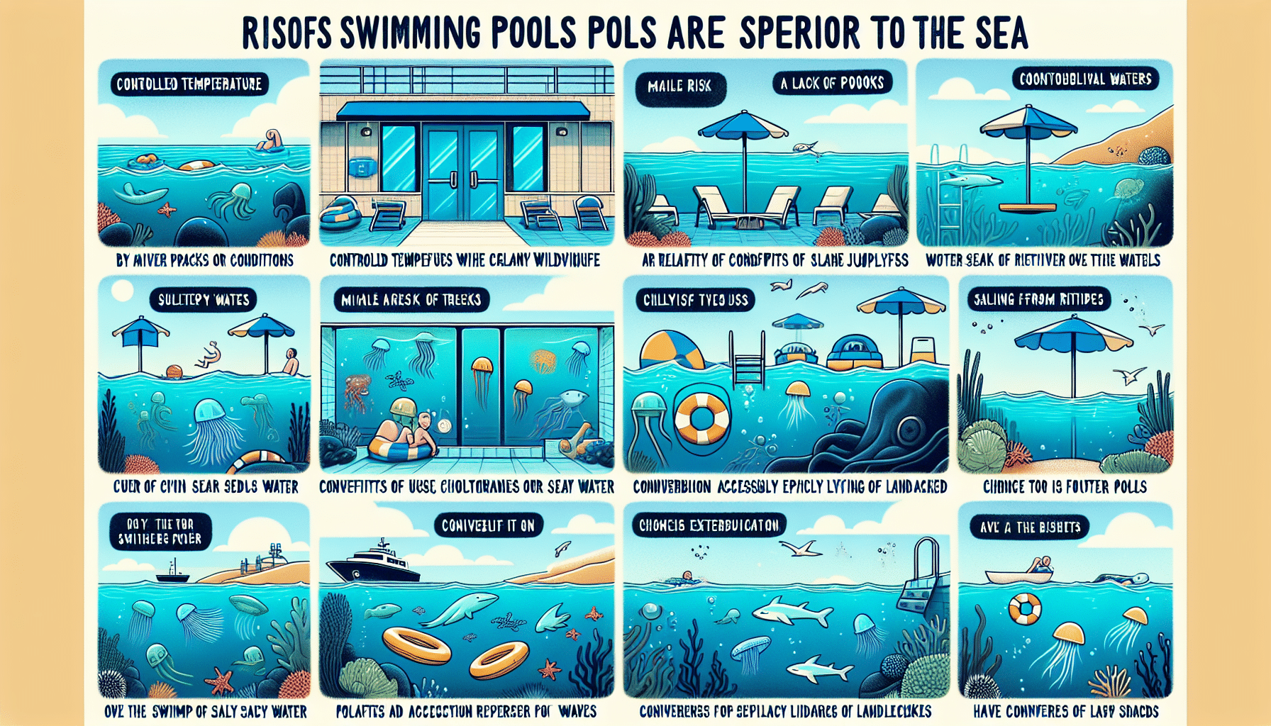 découvrez les 12 preuves indéniables que les piscines surpassent la mer ! peut-on vraiment ignorer l'évidence ?